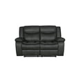thumbnail image 1 of Two Piece Indoor Gray Microsuede Five Person Seating Set, 1 of 4