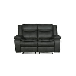 Two Piece Indoor Brown Microsuede Five Person Seating Set Two Piece Indoor Brown Microsuede Five Person Seating Set
