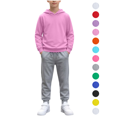 thumbnail image 1 of Two Piece Lounge Sets for Boys Long Sleeve Hooded Pullover Sweatshirt and Jogger Pants with Pockets Matching Sets Fall Winter Outfits, 1 of 10