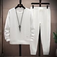 thumbnail image 1 of Two Piece Lounge Sets for Women Long Sleeve Tops Wide Leg Sweatpants Sweatsuits with Pockets, 1 of 6