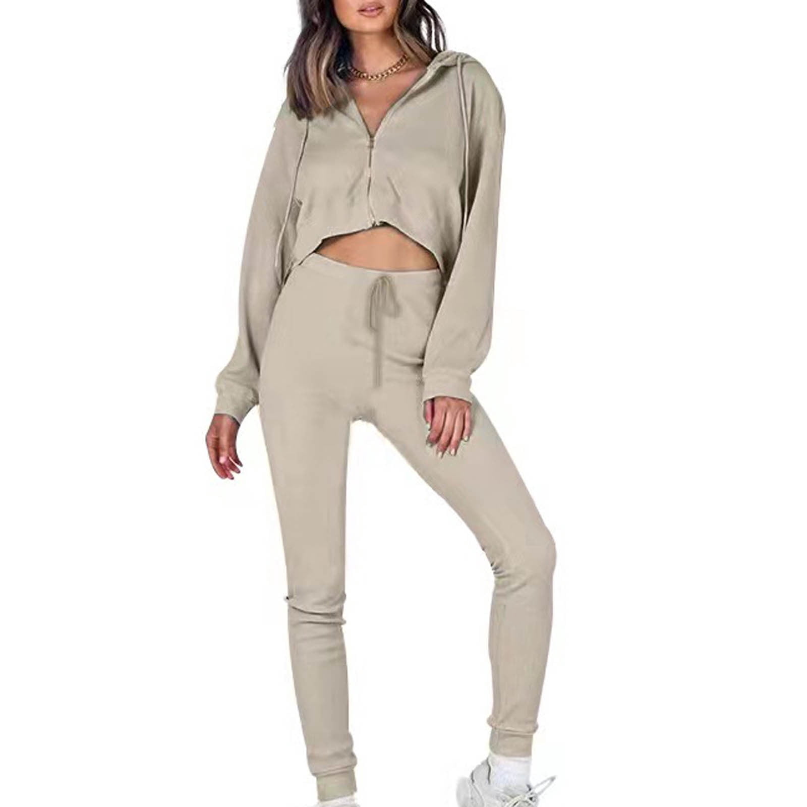 🌷✨Women’s Drawstring Hooded Tops ＆ Pants 2-Piece Set