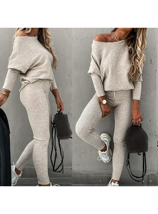  FPohoiex Sweatsuits for Women Set 2 Piece Oversized