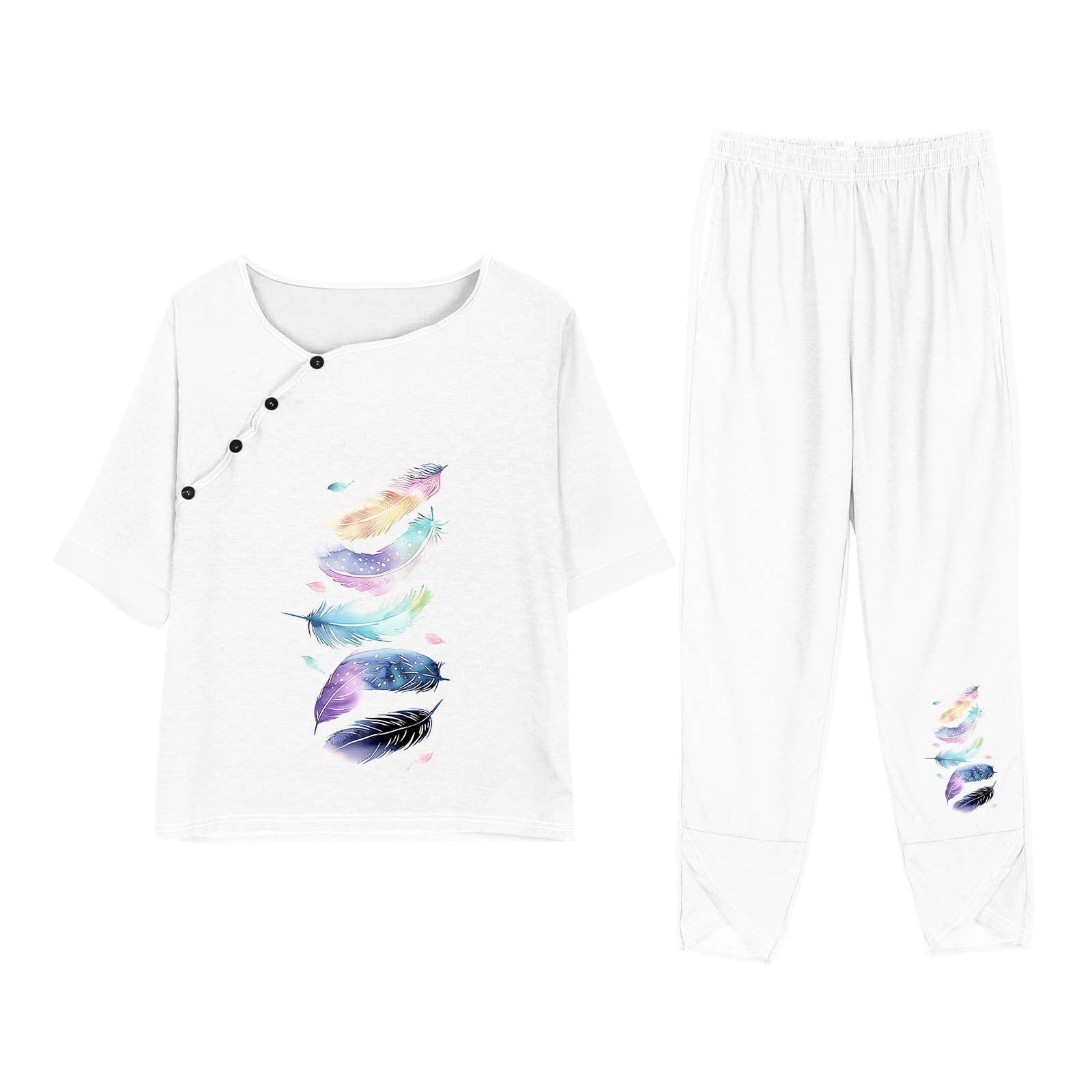 Two Piece Outfits for Women 2 Piece Summer Outfit Shorts Set Womens