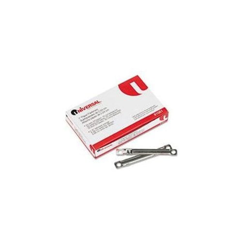 Universal Complete Two-Piece Paper File Fasteners One Inch Capacity 50/Box 81001