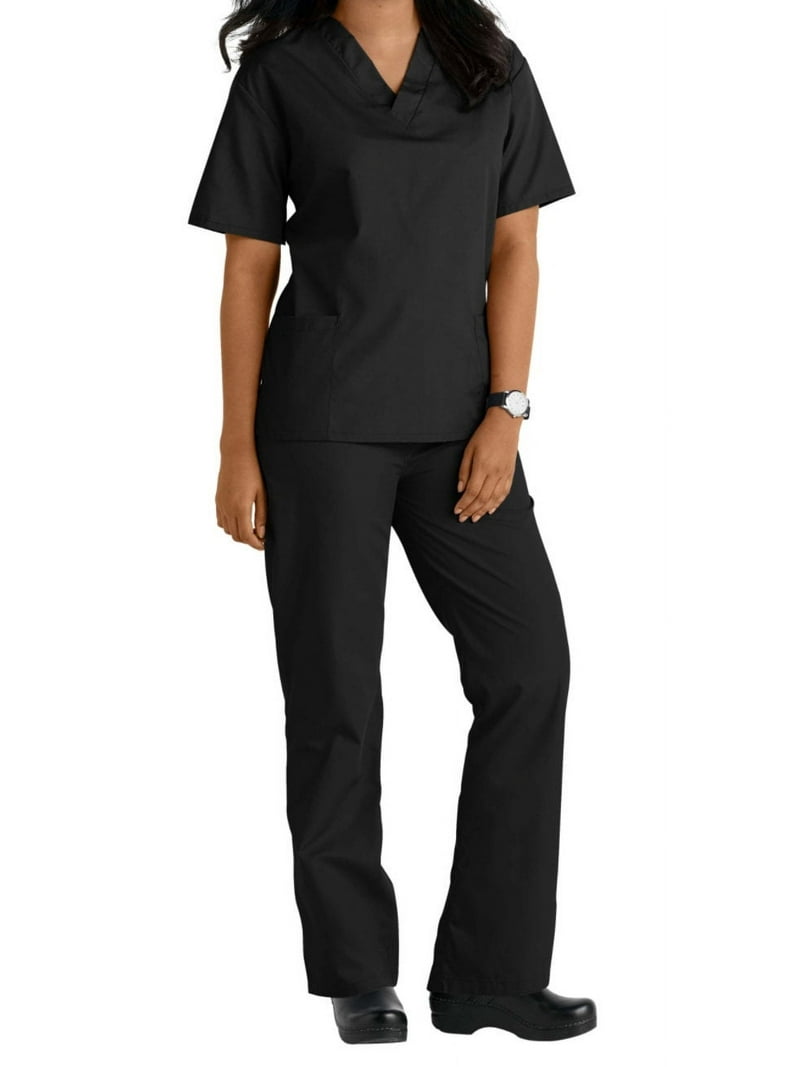 blue dress for baby girl Nurse Mates Dove Black Shoe – Village Uniforms main image 0