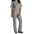 thumbnail image 1 of Two Piece Scrub Set (Grey, XXX-Large), 1 of 3