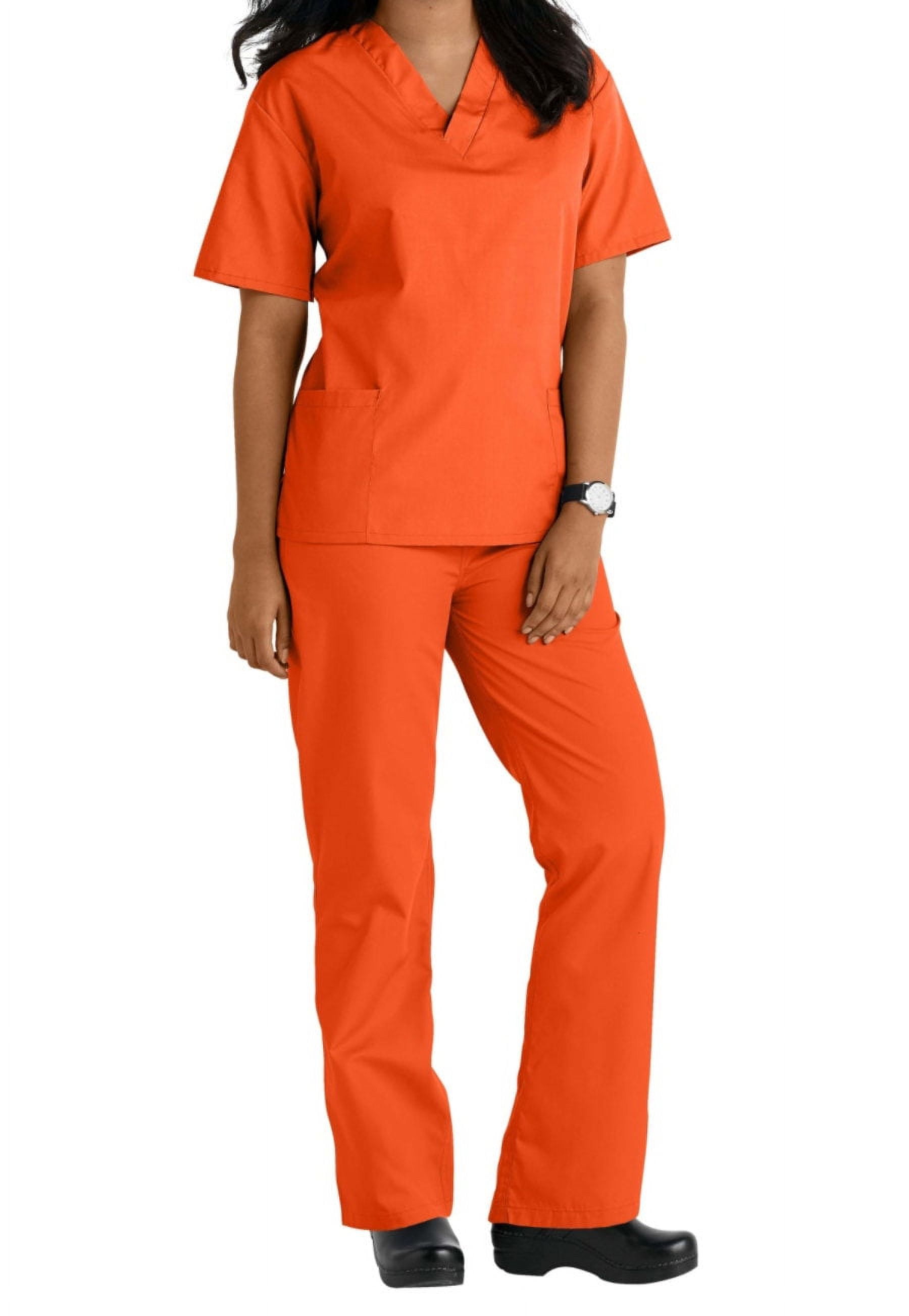 Natural Uniforms Two Piece Scrub Set, Black, XXX-Large, Poly-Cotton,  V-Neck, Pockets, Durable - Walmart.com