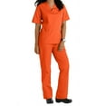 thumbnail image 1 of Two Piece Scrub Set (Orange, Small), 1 of 2