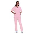 thumbnail image 1 of Two Piece Scrub Set (Pink, Medium), 1 of 1
