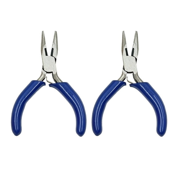 Two Piece Set Of 3Inch Miniature Pliers Ergonomic Grip For Comfortable Use