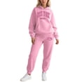 thumbnail image 1 of Two Piece Sets for Women Fall - Long Sleeve Hoodie With Sweatpants Set Matching Sweat Sets for Women Lounge Sets, 1 of 4