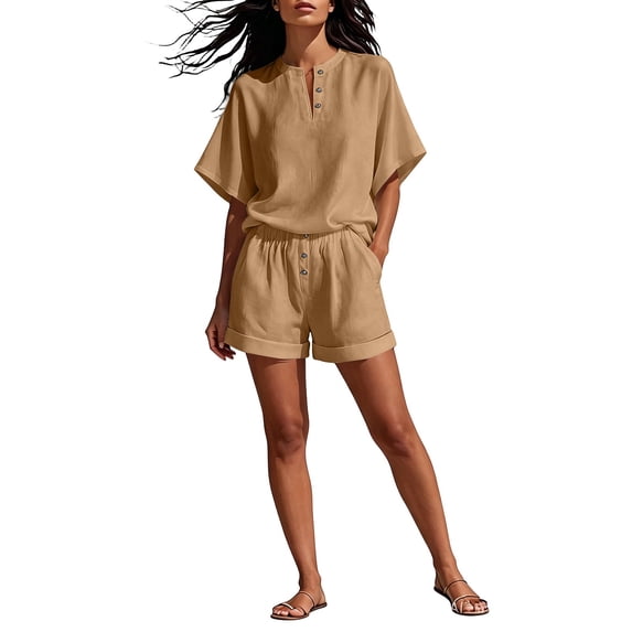 Two Piece Shorts Set Casual Outfits for Women Vacation Outfits for Women Date Night Outfit for Women Classy Outfits for Women Matching Lounge Sets Summer Sets Cute Two Piece Outfits for Women