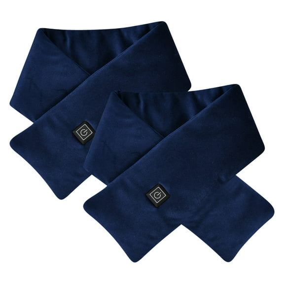 Two-Piece Smart USB Heated Scarves With Massage Feature For Cold Weather Comfort