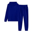 thumbnail image 1 of Two Piece Sweatshirt Sets for Women Solid Hoodies Pullover Fall Winter Outfits Long Sleeve Sweatpants Loose Fit Sweatshirts Soft Jogger Set Loungewear, 1 of 3