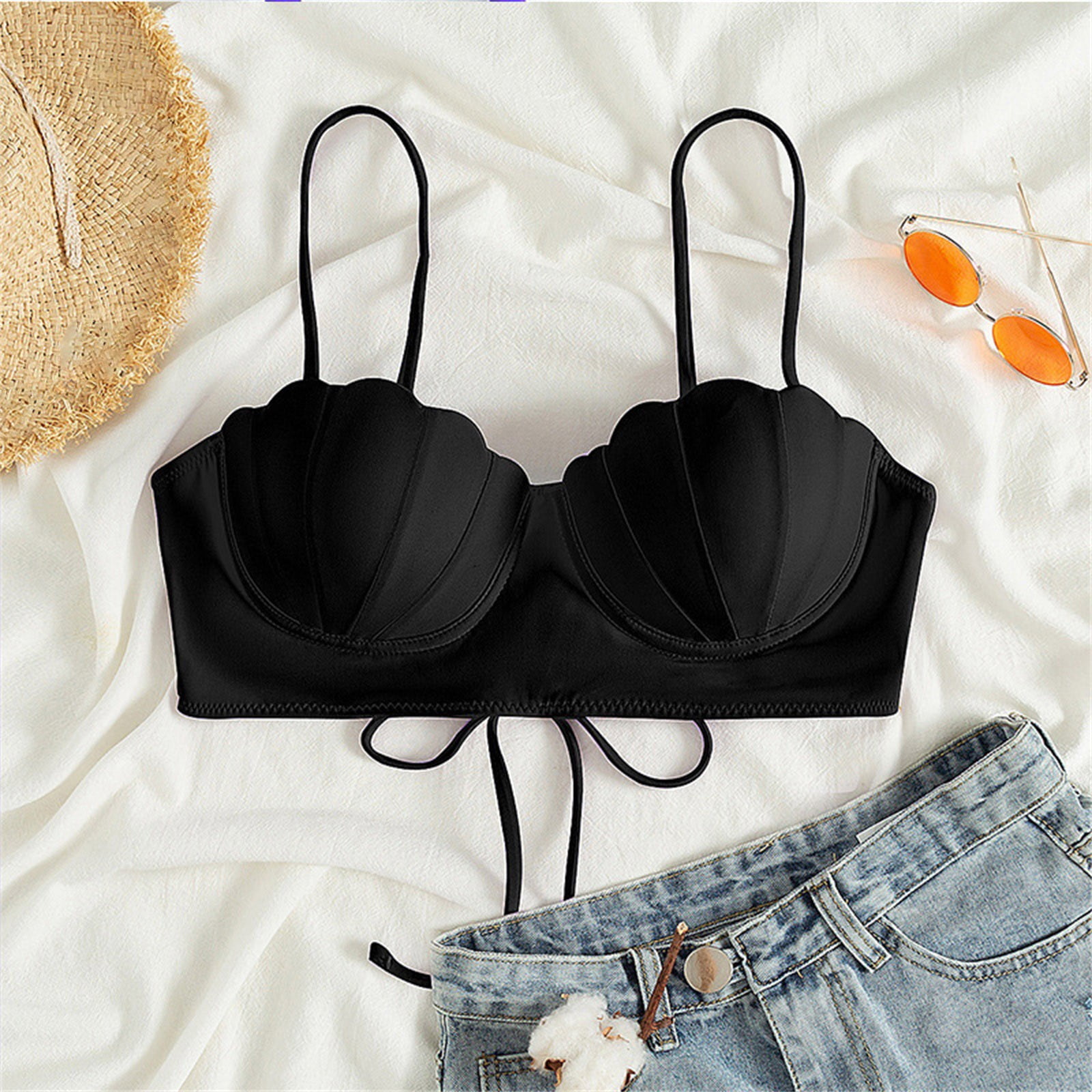 Black underwire bathing suit sale
