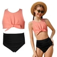 thumbnail image 1 of Two Piece Swimsuit for Tween Girls Quick Dry Bikini Sets with Chest Pad Girls Swim Suits 11-12 Years, 1 of 5