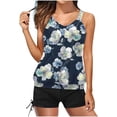 thumbnail image 1 of Two Piece Swimsuit for Women 2024 Fashion Tankini Sets Printed Elegant Sexy Bathing Suit Sport Athletic Swimwear, 1 of 4