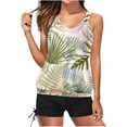 thumbnail image 1 of Two Piece Swimsuit for Women 2024 Sexy Tankini Sets Fashion Printed Elegant Bathing Suit Sport Athletic Swimwear, 1 of 4