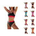 thumbnail image 1 of Two Piece Swimsuit for Women Push Up Bikini Set Thong Brazilian Womens Swimsuits Bathing Suit, 1 of 6