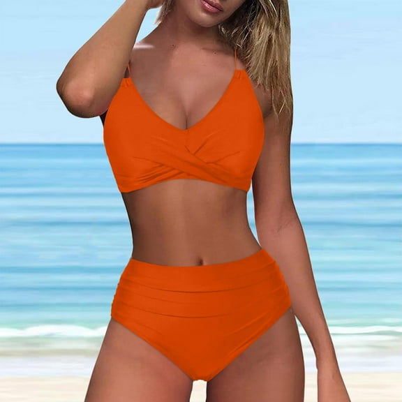 Two Piece Swimsuits for Women Summer Swimsuits for Women Summer Swimwear Summer Sales Womens Bathing Suits High Waisted Swimsuits for Women