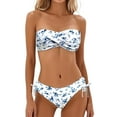 thumbnail image 1 of Two Piece Swimwear Floral Design Comfortable Two Piece Womens Swimsuits for Vacation 2026 Wear, 1 of 3
