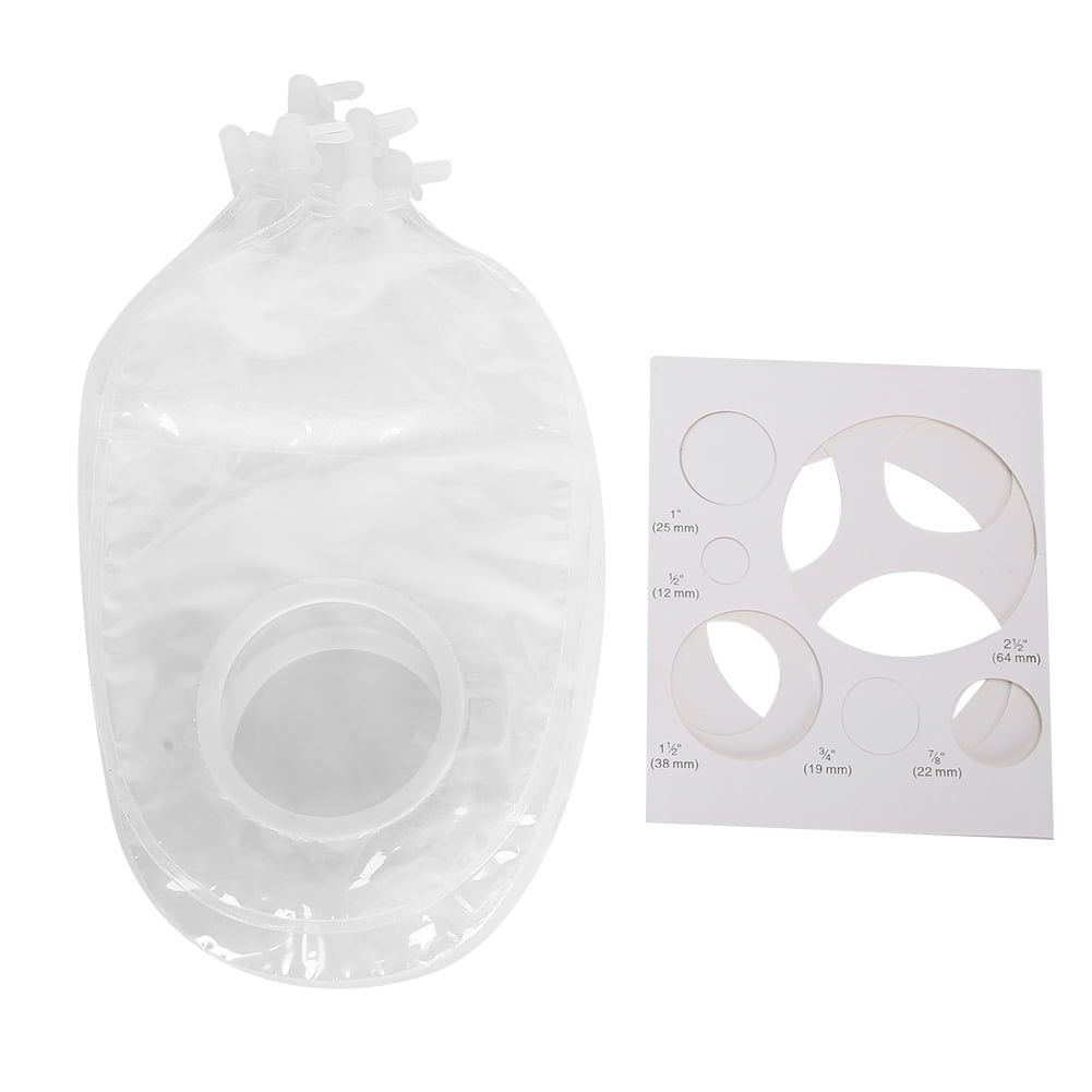 Two?Piece Urinary Colostomy Pouch Bag Disposable Ostomy Bags with