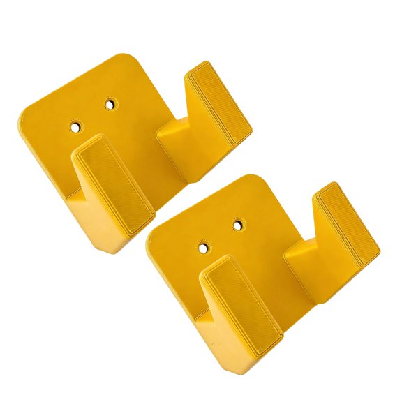 Two Piece Wall Mount Tool Rack with Raised Side Rests for Garage Wall Cabinet Side Workshop Board Daily Storage
