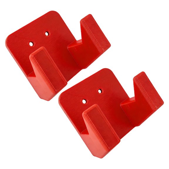 Two Piece Wall Mount Tool Rack with Raised Side Rests for Garage Wall Cabinet Side Workshop Board Daily Storage