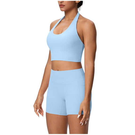 Two Piece Workout Sets For Women Tank Top Matching High Waist Booty Lifting Shorts Gym Yoga Active Wear Outfits