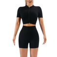 thumbnail image 1 of Two Piece Workout Sets for Women Active Sets Seamless Summer Outfits Gym Sets Cute Workout Sets Summer Outfits Athletic Sets for Women Work Out Sets Gym for Women Gym Yoga Athletic Clothes, 1 of 5