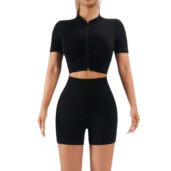 Two Piece Workout Sets for Women Active Sets Seamless Summer Outfits Gym Sets Cute Workout Sets Summer Outfits Athletic Sets for Women Work Out Sets Gym for Women Gym Yoga Athletic Clothes
