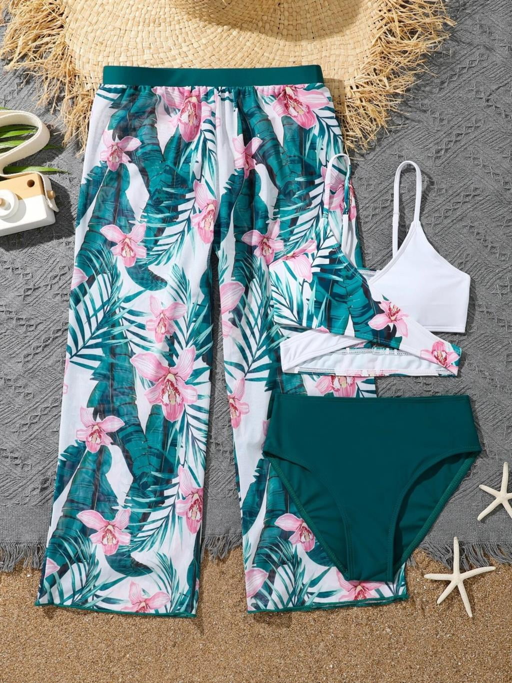 Two Pieces Swimwear Women One Piece Swimsuit 2023 Bandeau Monokini ...