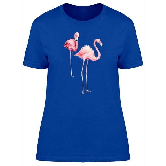 Two Pink Flamingos Tee Women's -Image by Shutterstock