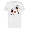 thumbnail image 1 of Two Players With Ball T-Shirt Men -Image by Shutterstock, Male 3X-Large, 1 of 2