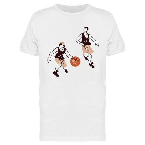Two Players With Ball T-Shirt Men -Image by Shutterstock, Male XX-Large