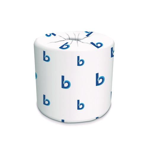 Two-Ply Toilet Tissue, Septic Safe, White, 125 ft Roll Length, 500 Sheets/Roll, 96 Rolls/Carton | Bundle of 2