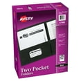 thumbnail image 1 of Two-Pocket Folder, 40-Sheet Capacity, 11 X 8.5, Black, 25/box | Bundle of 5 Boxes, 1 of 7
