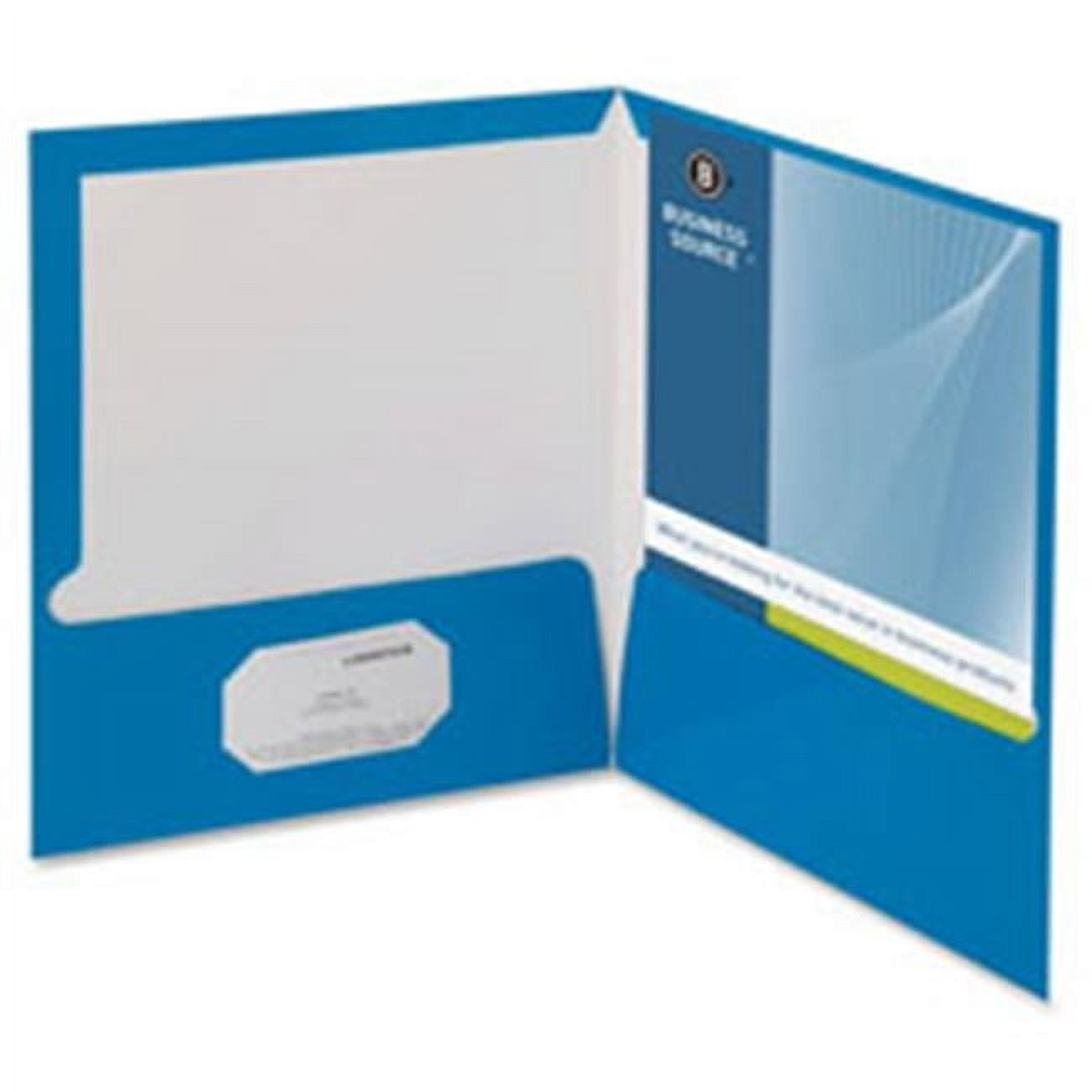 Two Pocket Folder, Ltr, 2-Pkts, 100 Shts, 25-BX, NY