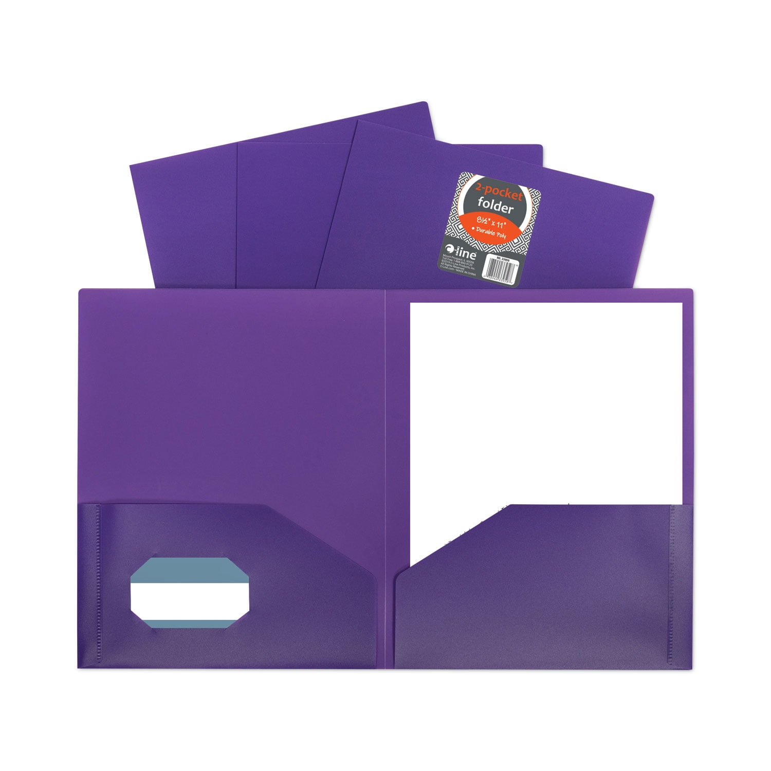 Two-Pocket Heavyweight Poly Portfolio Folder