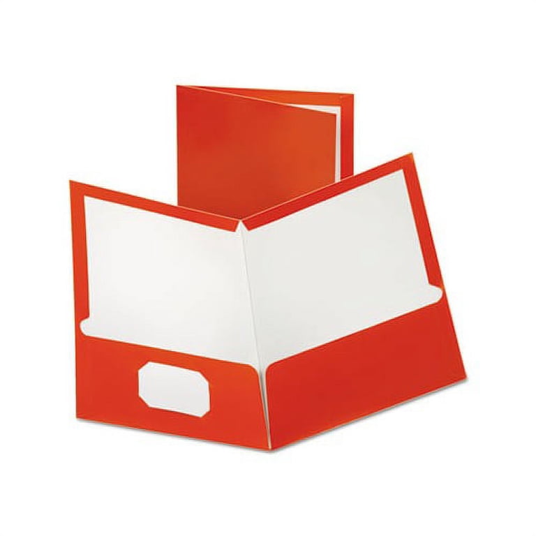 Metallic Cardstock Pocket Folder One Pocket White Folder 9 X 11 9/16