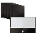 thumbnail image 1 of Two Pocket Portfolio Folders, 50 Count, Black, 1 of 2