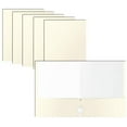 thumbnail image 1 of Two Pocket Portfolio Folders, 50-Pack, White, Letter Size Paper Folders, by Better Office Products, 50 Pieces, White, 1 of 2