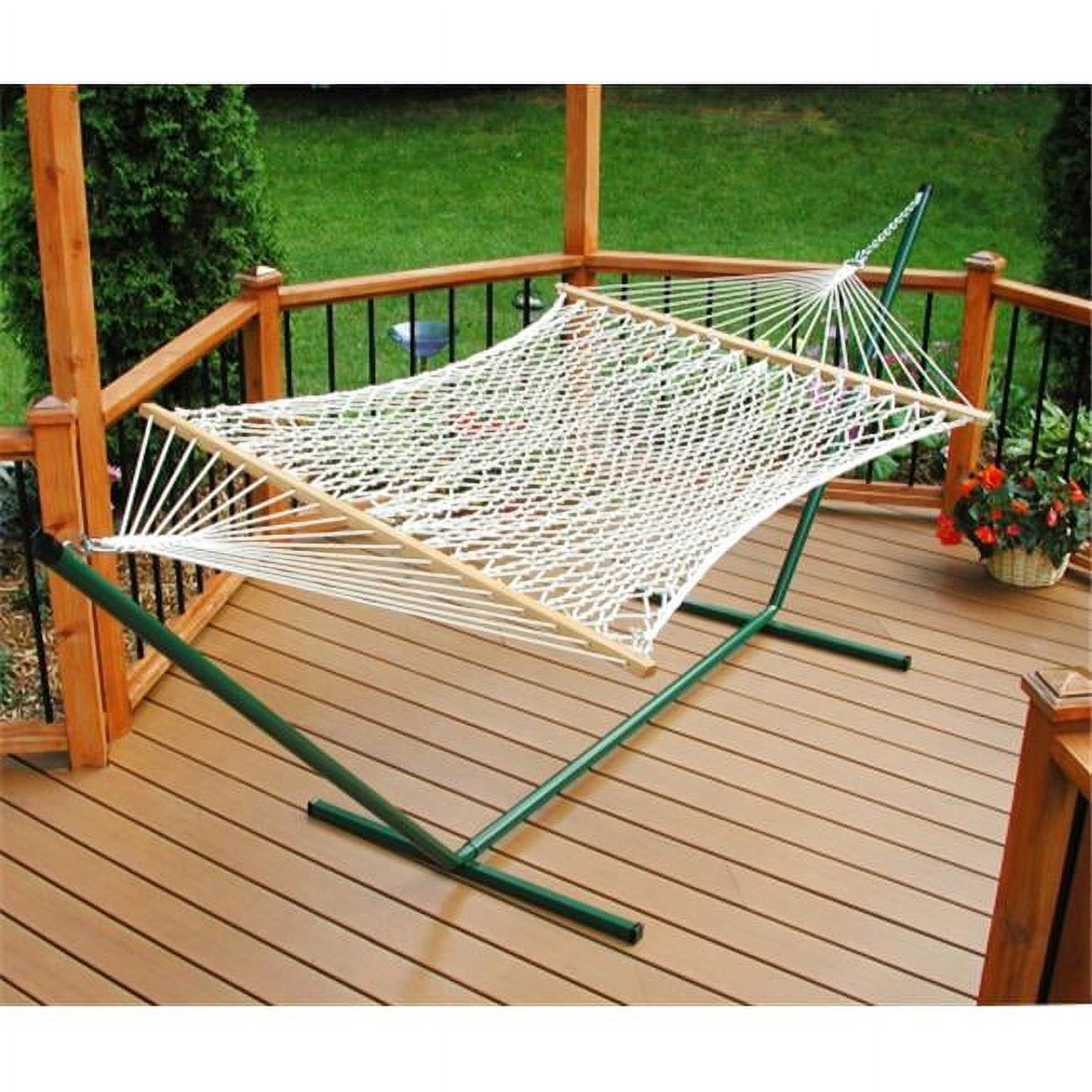 Two Point Individual Rope Hammock and Stand Combo - Walmart.com