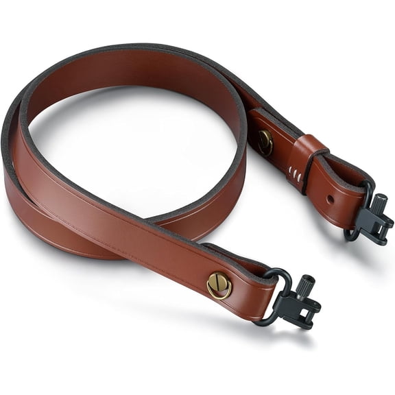 Two Point Leather Sling with Removable Swivels and Adjustable Leather,  for Outdoor Sports