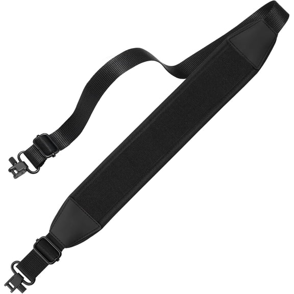 Two Point Sling with Swivels, Comfortable Neoprene Padded, Length Adjustable Shoulder Strap for Outdoors