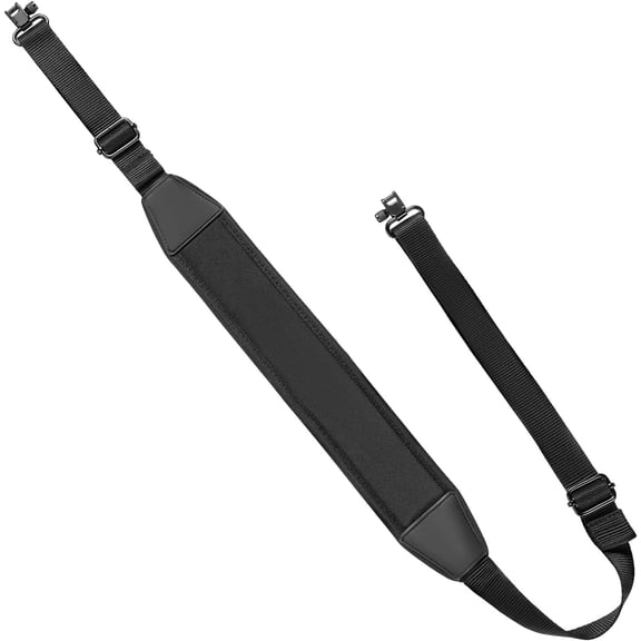 Two Point Sling with Swivels, Comfortable Neoprene Padded, Length Adjustable Shoulder Strap for Outdoors