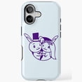 thumbnail image 1 of Two Rabbits Wedding Groom Bride Art iPhone Case 17 to 11 Pro Max, 1 of 2
