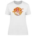 thumbnail image 1 of Two Rabbits With Autumn Leaves Tee Women's -Image by Shutterstock, 1 of 2