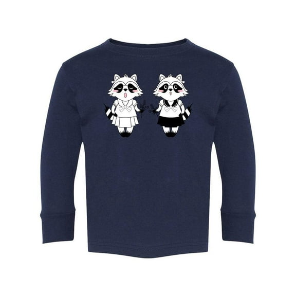 Two Racoons In A Uniform Long Sleeve Toddler -Image by Shutterstock,  3 Toddler
