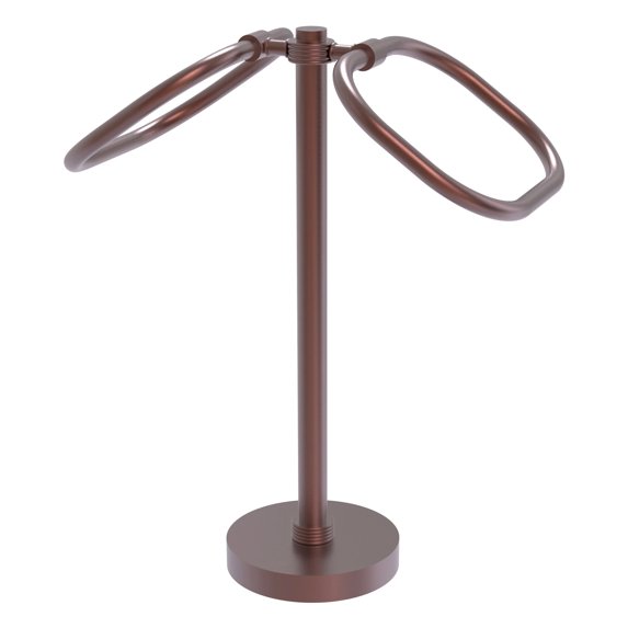Two Ring Oval Guest Towel Holder (Build to Order)
